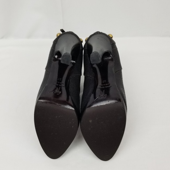 Giuseppe Zanotti Leather Ankle Boots Heels size 37 - Picture 7 of 8